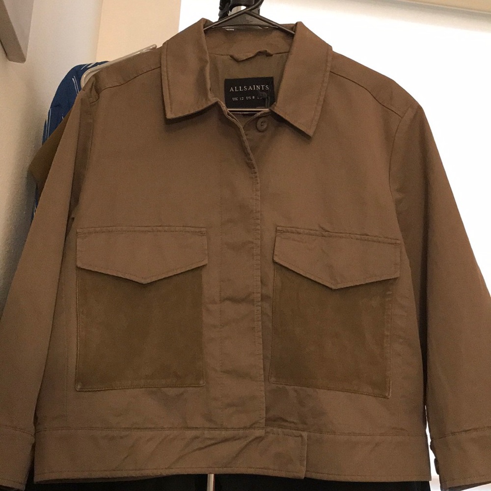 COPY - All Saints Ashe Jacket Dark Khaki
